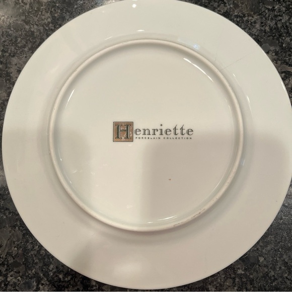 Dishes Collection Porcelain End Bell 'Italia 2 Piece  Henriette Desart - Picture 7 of 11